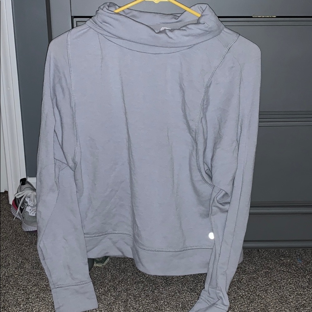 Active cowl neck sweatshirt